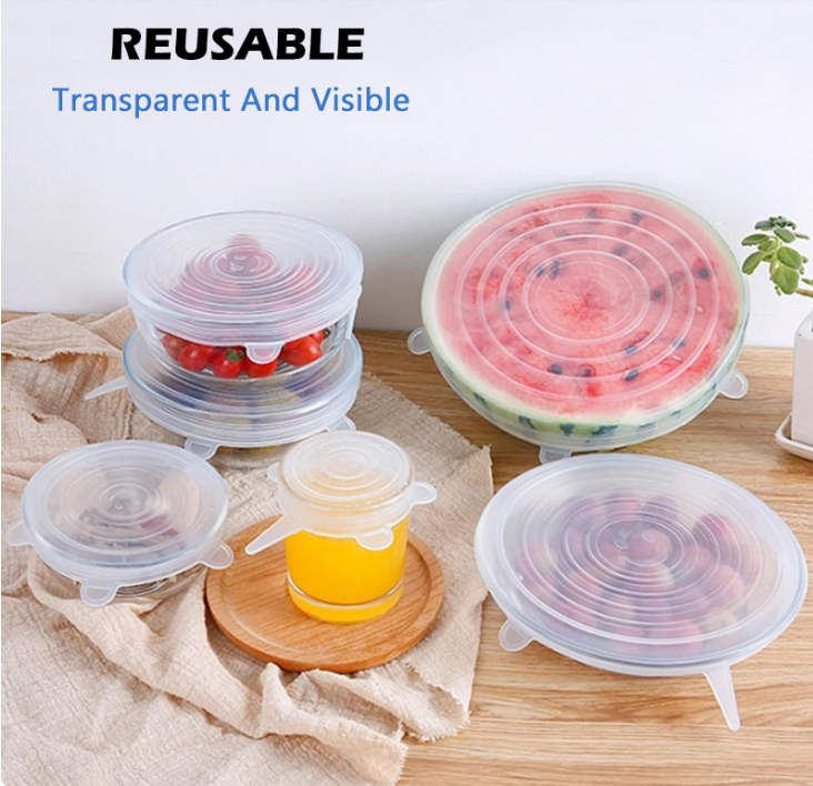 TapaPro® Set de 6 Tapas Elásticas de Silicona