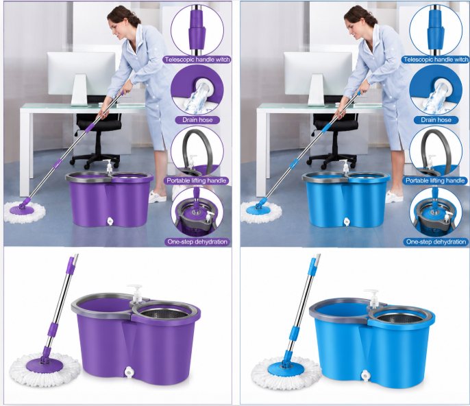 Mopa Con Balde Centrifugado