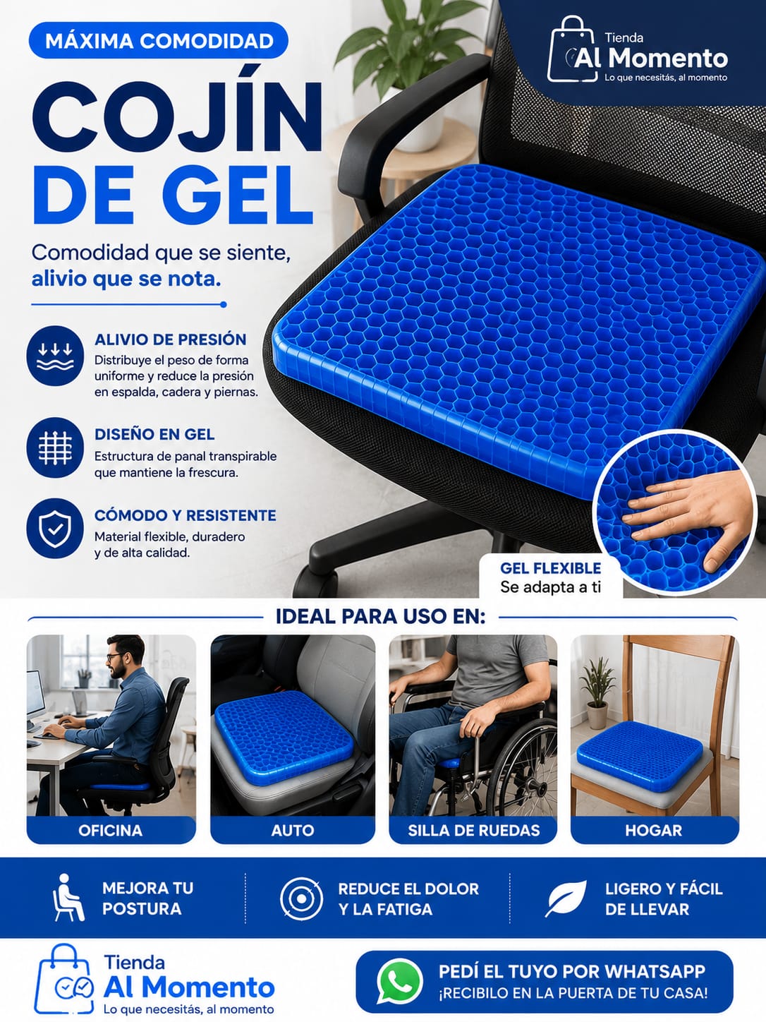 Cojin de gel ortopedico