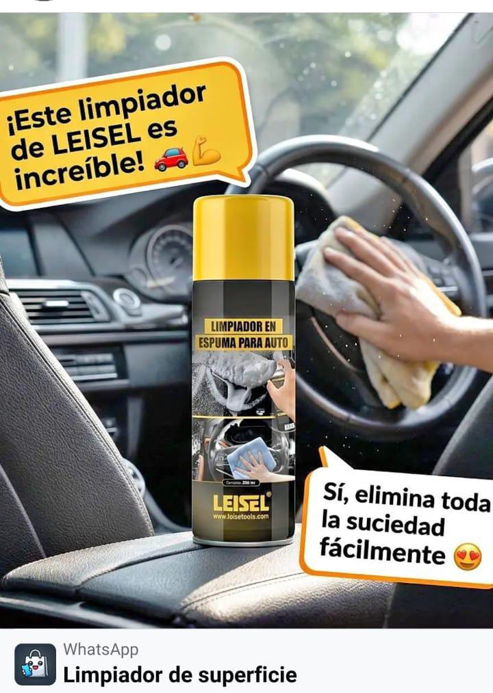 Limpiador en espuma Leisel- Quita Manchas