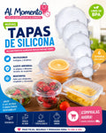 TapaPro® Set de 6 Tapas Elásticas de Silicona